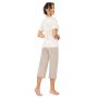 Pijama din bumbac pentru femei cu pantaloni 3/4 - Sandi 3/4 - 4