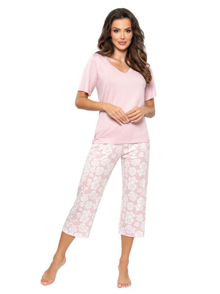 Pijama din bumbac cu pantaloni 3/4 - Rosalia 3/4 - 2