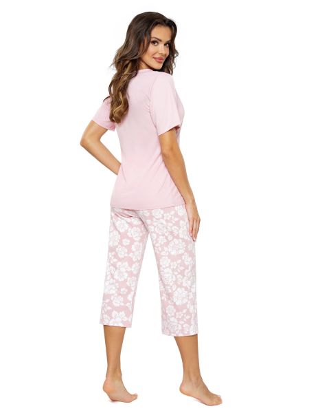Pijama din bumbac cu pantaloni 3/4 - Rosalia 3/4 - 3
