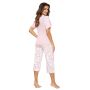 Pijama din bumbac cu pantaloni 3/4 - Rosalia 3/4 - 4