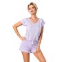 Pijama din bumbac pentru femei cu pantaloni scurți - Fiorella scurt - 3