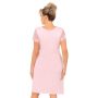 Rochie de noapte din dantelă pentru femei - Livia plus size roz pudră - 3