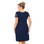 Rochie de noapte din dantelă pentru femei - Livia plus size navy blue - 3