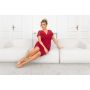 Rochie de noapte din dantelă pentru femei - Livia plus size burgundy - 4