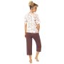 Pantaloni de pijama 3/4 din viscoză pentru femei - Amaris 3/4 - 4
