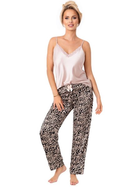 Pijama din satin cu pantaloni lungi - Sheila long - 2