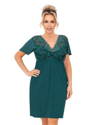 Cămașă de noapte pentru femei - Melania green plus size