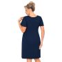 Cămașă de noapte pentru femei - Melania plus size albastru marin - 3