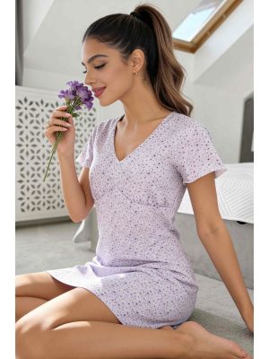 Cămașă florală din bumbac pentru femei - Fiorella II