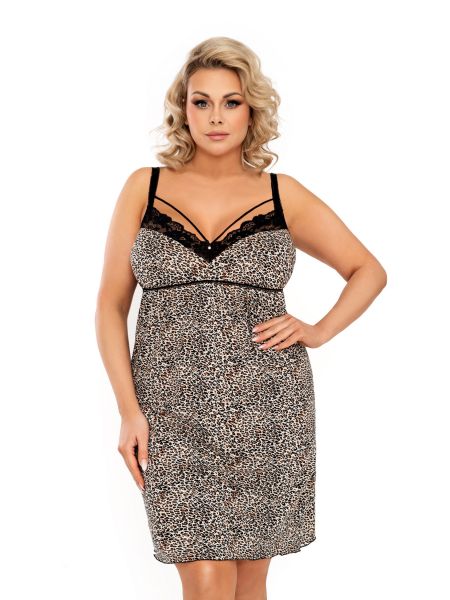 Cămașă de noapte panteră sexy - Omari II plus size - 2