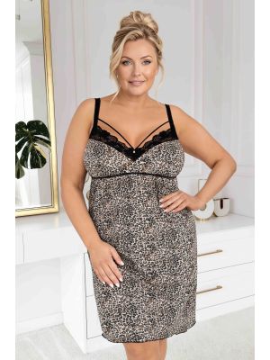 Cămașă de noapte panteră sexy - Omari II plus size