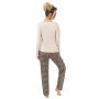 Pijama de damă în pantaloni lungi panteră - Omari long - 4
