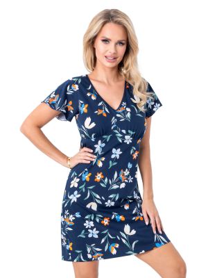 Cămașă de noapte florală din bumbac - Caroline