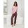 Pantaloni lungi de pijama pentru femei - Daphne lung roz