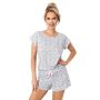 Pijama din bumbac pentru femei cu pantaloni scurți - Bunny scurt - 3