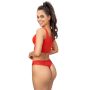 Tanga sexy din dantelă - 245 roșu - 3