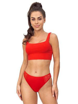 Tanga sexy din dantelă - 245 roșu
