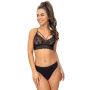 Sutien moale din dantelă - 245 negru - 4