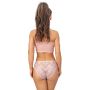 Fund de bikini mediu cu dantelă - 233 roz - 4