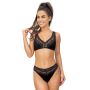 Sutien moale din dantelă neagră - 230 negru - 4