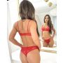 Braziliene cu dantelă sexy - 118 roșu - 2