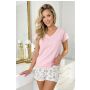 Pijamale din bumbac cu pantaloni scurți - Emilia short - 2