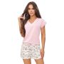 Pijamale din bumbac cu pantaloni scurți - Emilia short - 3