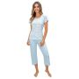 Pantaloni de pijama din bumbac 3/4 - Margaret 3/4 - 3