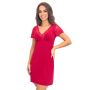 Cămașă de noapte cu mâneci lungi - Sonia burgundy - 3
