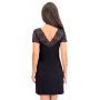 Cămașă de noapte din viscoză neagră - Sonia negru - 5