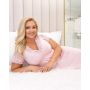 Cămașă de noapte din dantelă - Sonia, mărime mare, roz pudră - 2