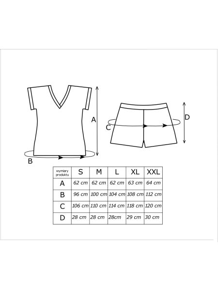 Pijamale pentru femei cu pantaloni scurți - pantaloni scurți Zoya - 3