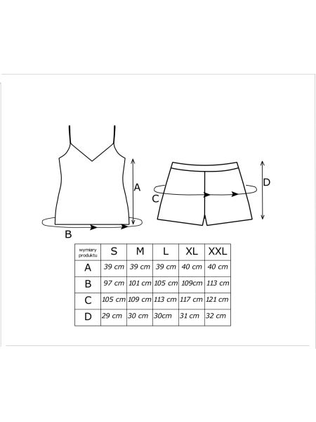Pijamale pentru femei cu bretele - Top Zoya - 4
