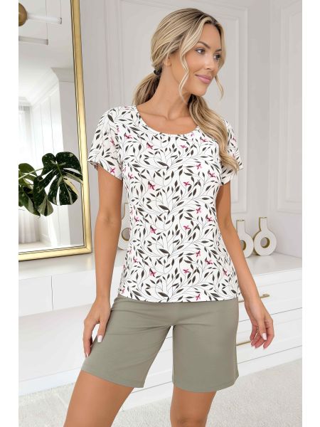 Pijamale florale pentru femei - Melisa 1/2