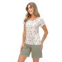Pijamale florale pentru femei - Melisa 1/2 - 2