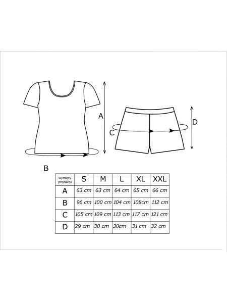 Pijamale din bumbac pentru femei cu imprimeu cu inimioare - Adore - 4