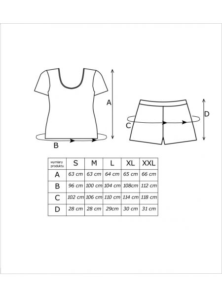 Pijamale din bumbac pentru femei, cu pantaloni scurți - Sheep II short - 5