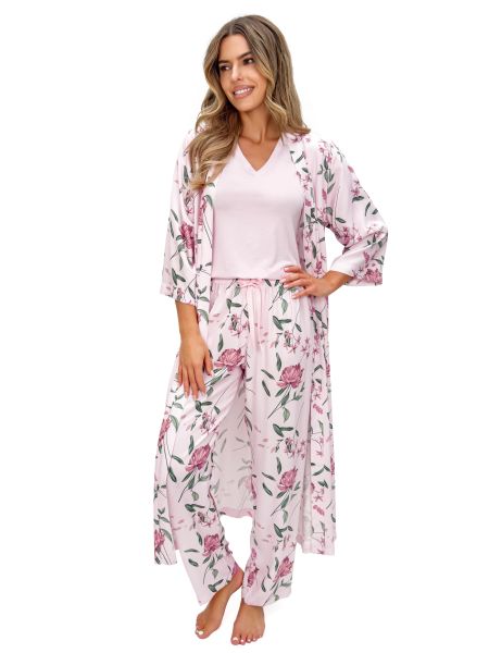 Pijama elegantă pentru femei din viscoză - Gabriela long - 3