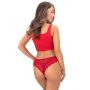 Slipuri braziliene sexy din dantelă – 270 roșii - 2