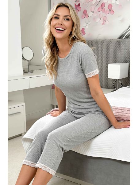 Pijamale pentru femei cu pantaloni 3/4 - Megi 3/4