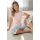 Pijama din bumbac roz - Dani 3/4