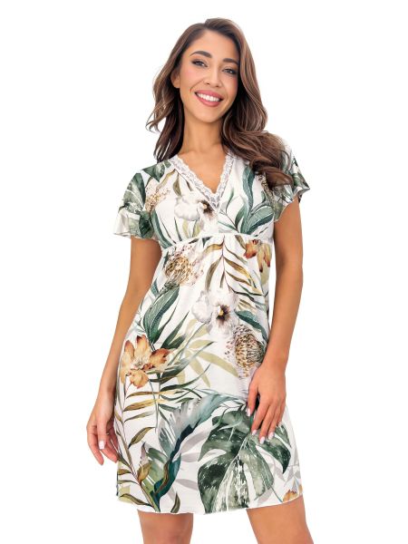 O cămașă de noapte elegantă cu imprimeu floral - Olivia - 2