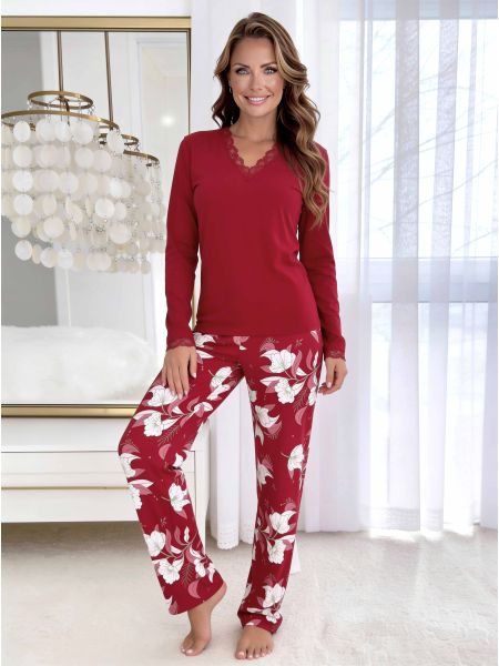 Pijamale elegante pentru femei, cu mâneci lungi – Brigitte long