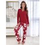 Pijamale elegante pentru femei, cu mâneci lungi – Brigitte long - 2