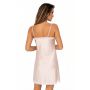 Tricou din satin cu dantelă – Tiffani bej - 3
