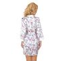 Rosa - halat de baie din satin - 3