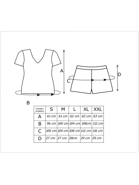 Pijama de damă cu dantelă - Simply 1/2 roz - 4