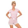 Pijama de damă cu dantelă - Simply 1/2 roz - 3