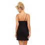 Cămașă de noapte sexy cu dantelă – Janette, negru - 3
