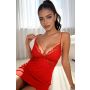 Cămașă de noapte sexy cu dantelă – Janette roșie - 2